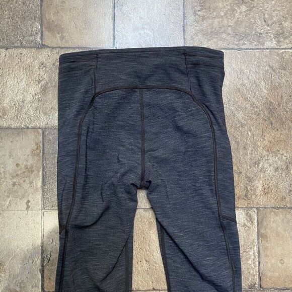 Lululemon Speed Up Tight 28" *Brushed Full-On Luxtreme | Heather Black Size 4 - Picture 6 of 11